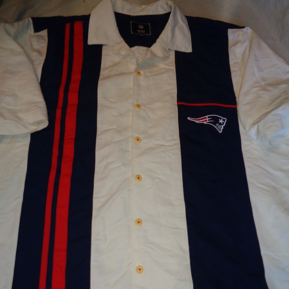 New England Patriots Bowling Shirt Spare Size XXL